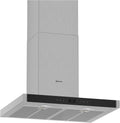 NEFF Dunstabzugshaube, 60 cm, Silber, D65BMP5N0 N70, Abluft oder Umluft, Energieeffizienz A, Edelstahl