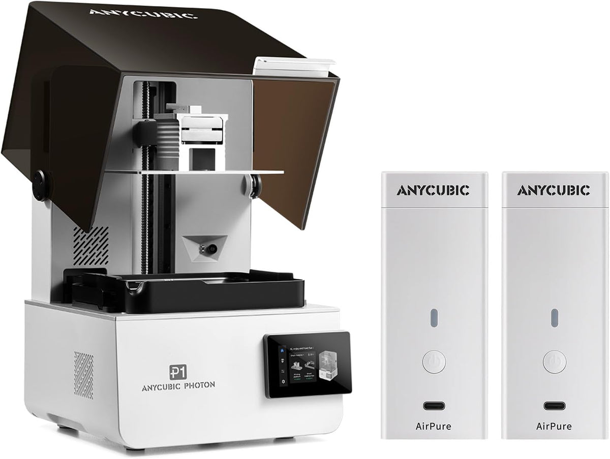 ANYCUBIC Dunstabzugshaube, Weiß, Photon P1 und Mini Luftreiniger 2 pcs Bundle