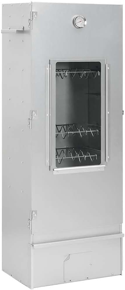 Runheo Powerstation, 44,5 x 29 x 110 cm, 1 kg, Verzinkter Stahl, Glas, Braun