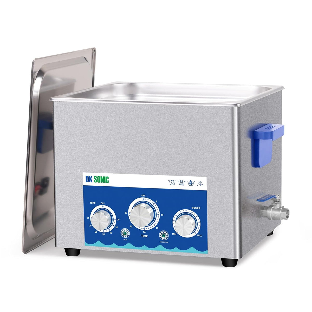 DK SONIC Labor-Reinigungsartikel, 360 W, 15 L, Schwarz, Industrieller Ultraschallreiniger, Ultraschallvergaser-Reiniger Mit Leistungsregelung