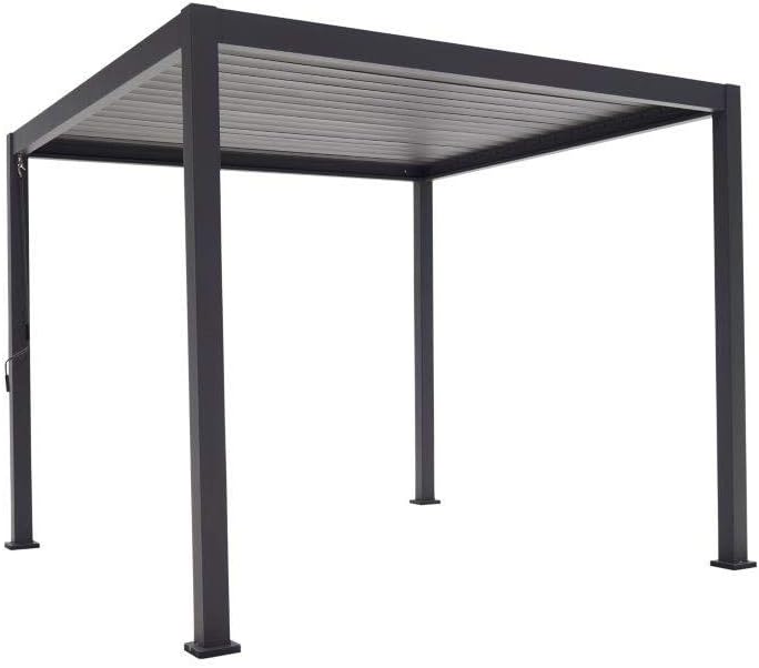 SORARA Pavillon, 3 m, Schwarz, Das Original Mirador Classic 3 x Wasserdicht - Pergola