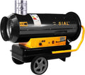SIAL Ölheizungen, 2000 m, 40 kW, 51 L, Schwarz, Indirekte Ölheizer Heizkanone Diesel Bauheizer Bautrockner