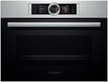 BOSCH Backofen, Silber, Einbau- aus Edelstahl mit Dampfgarer CSG656RS1