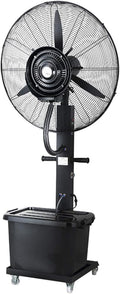 YDIJFLL Ventilator, 260 W / 350 W, 260 W, 71 cm, 42 L, Weiß, mit Wasser, Nebel, Profi-Außen-Stand mit Sprühnebelfunktion