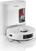 Bosch Saugroboter, Weiß, Spotless + BCRD1 W mit Wischfunktion, 11.000 Pa Saugkraft, Wischpad, Trocken-Servicestation