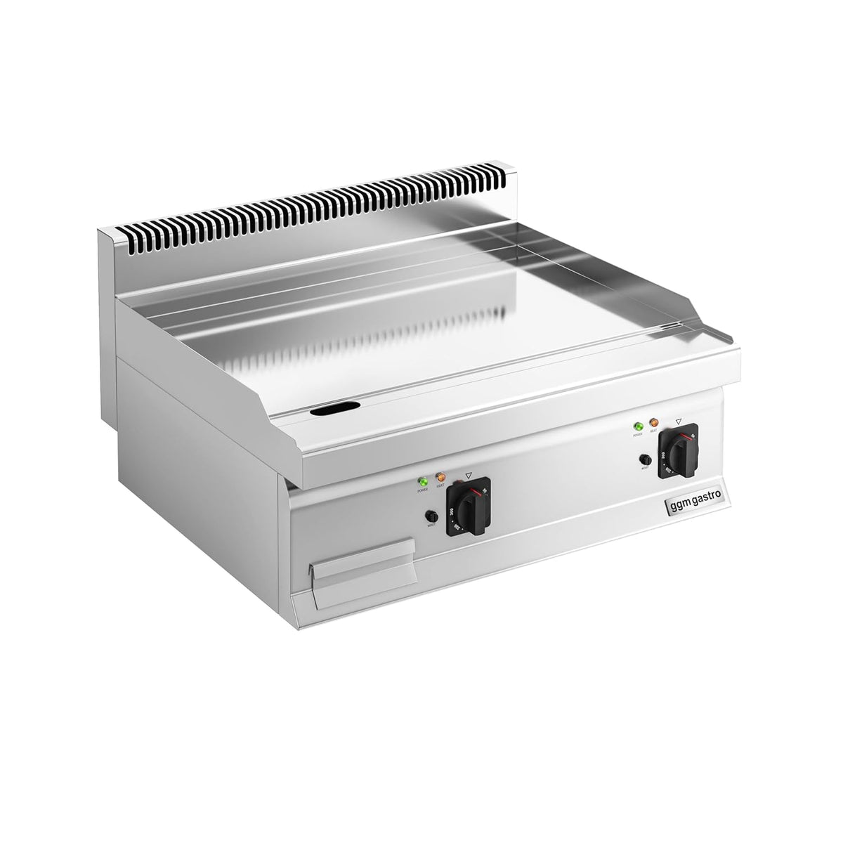 GGM Gastro Systemgastronomieausrüstung & -zubehör, 8 kW, Schwarz, Elektro Bratplatte Mario 700