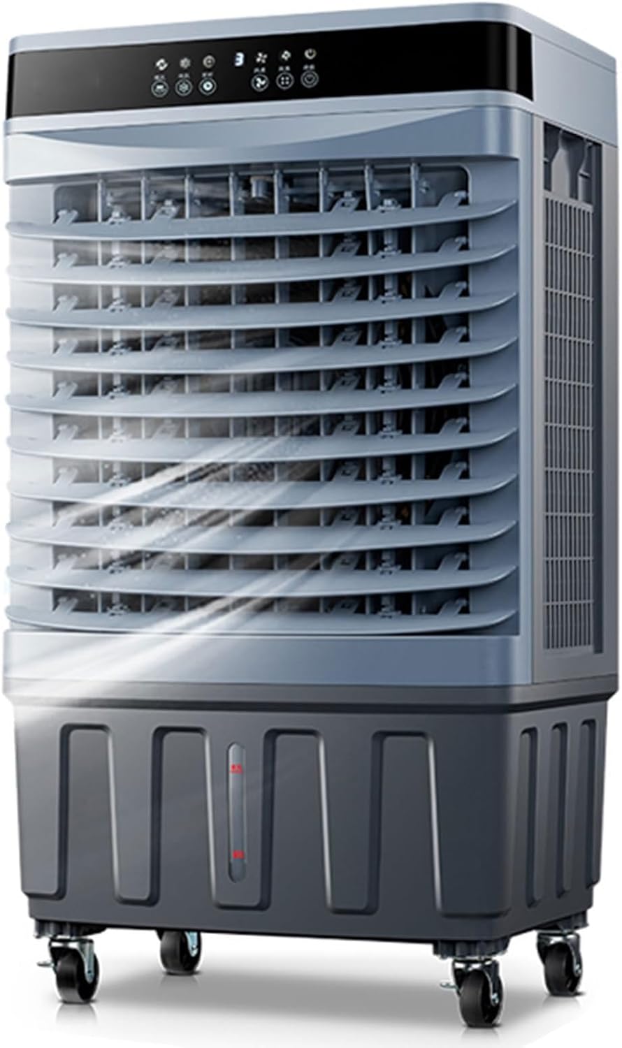 QYOEGSQ Turmventilator, 160 W, 220 W, Weiß, 3-in-1-Verdunstungsluftkühler-Spaß, 3 Geschwindigkeiten