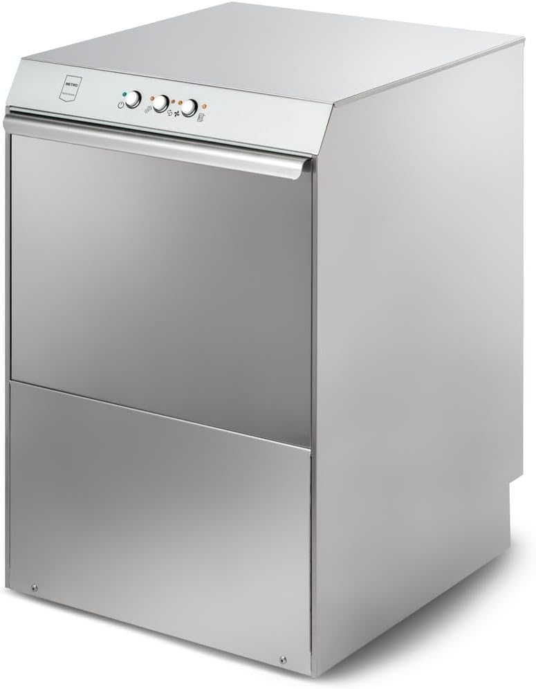 METRO Glasspüler, 42.3 x 46.6 x 63.9 cm, 35 x 35 cm, 230 V, Silber, Professional Gläserspüler GGW1035SW, Edelstahl