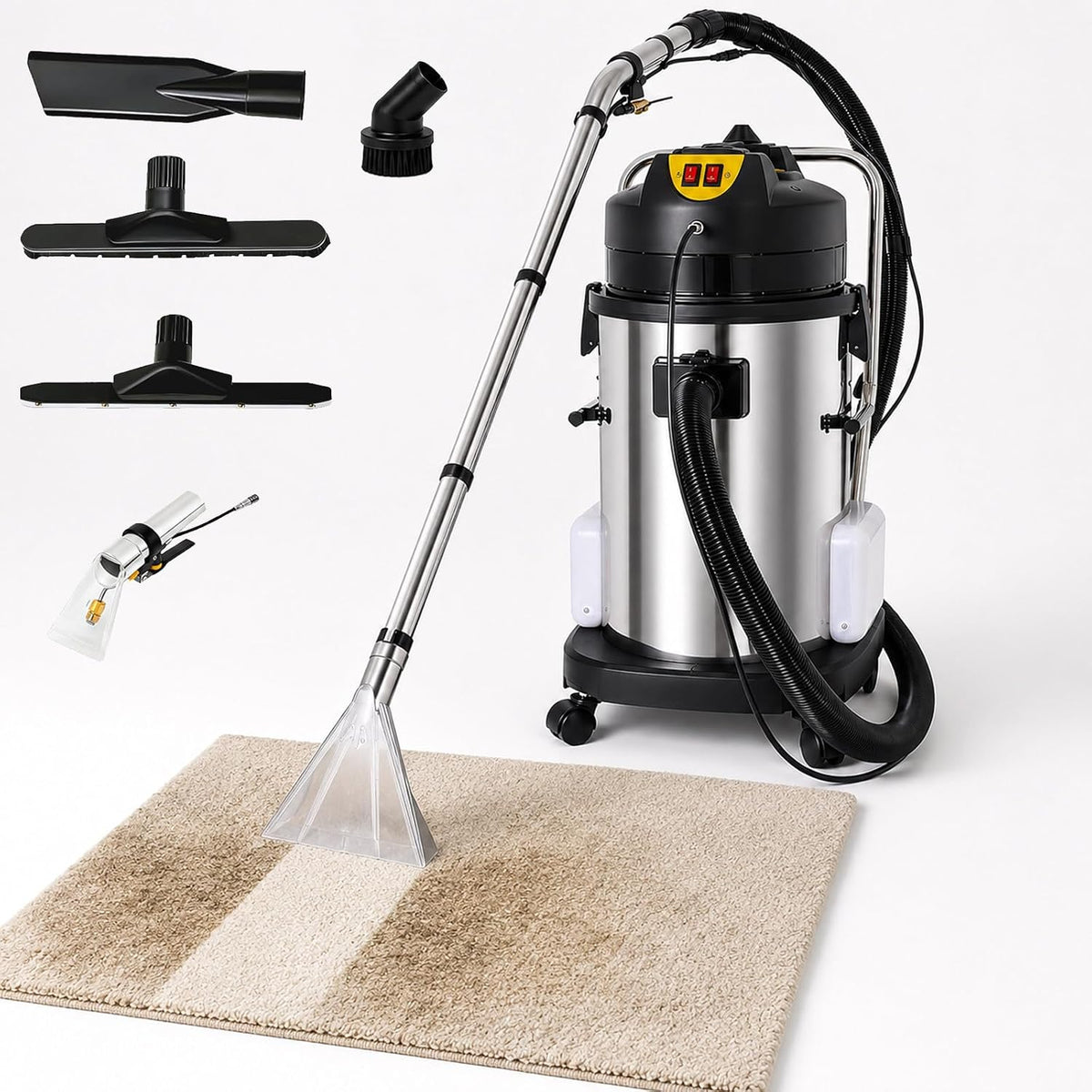 AETEREOS Sofa, 40 L, Grau, Nasssauger Waschsauger für Teppich und, Einfache Bedienung
