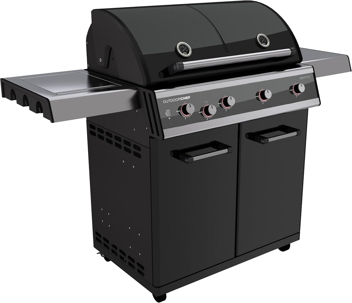 Gasgrill, Schwarz/Silber, für Outdoor Dualchef 425 G BZ