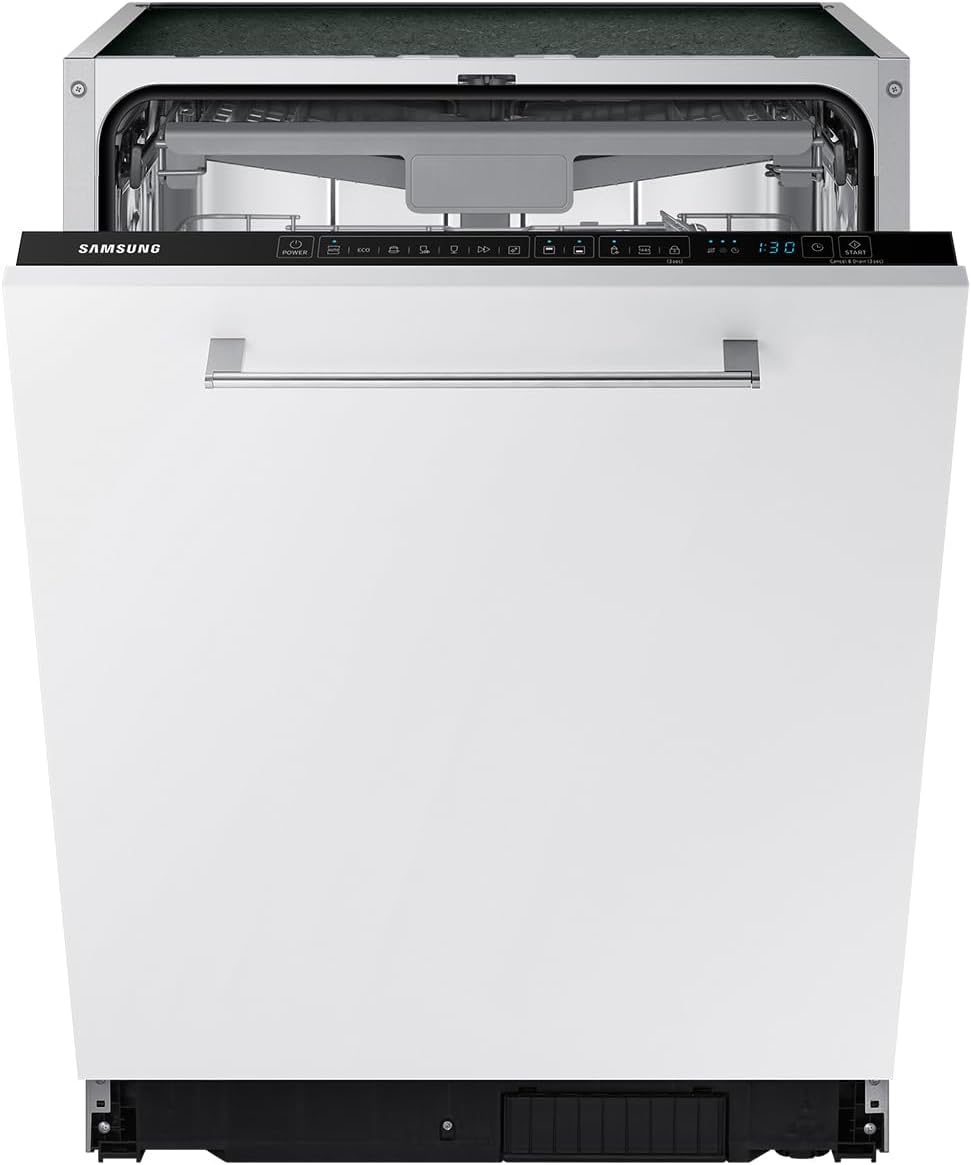 Samsung Geschirrspüler, Silber, DW60CG530B00EG Vollintegrierbarer Einbau