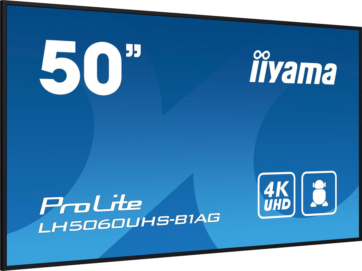 Digital-Signage-Display, 125.7 cm, schwarz, iiyama Prolite LH5060UHS-B1AG 49.5' Digital Signage Display