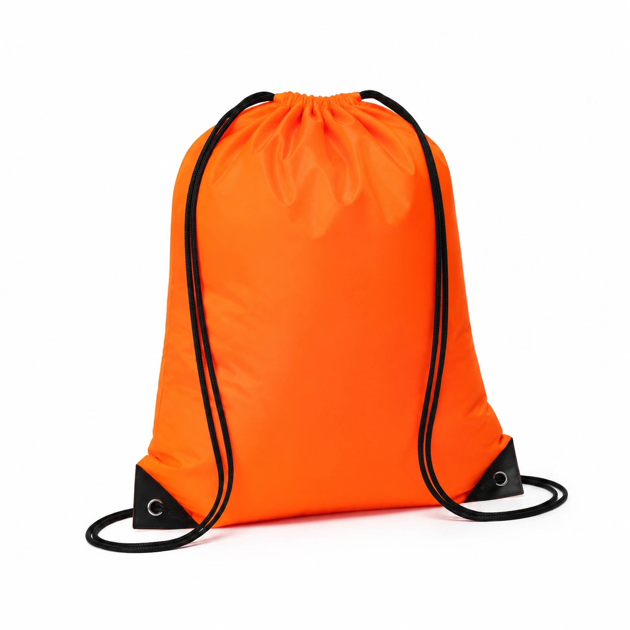Turnbeutel 34 x 43 cm aus Polyester Orange mit Kordelzug sportlich