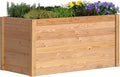 dobar Hochbeete-Kit, 750 L, Natur, XXL Hochbeet Massivholz Douglasie Bausatz - belassenes