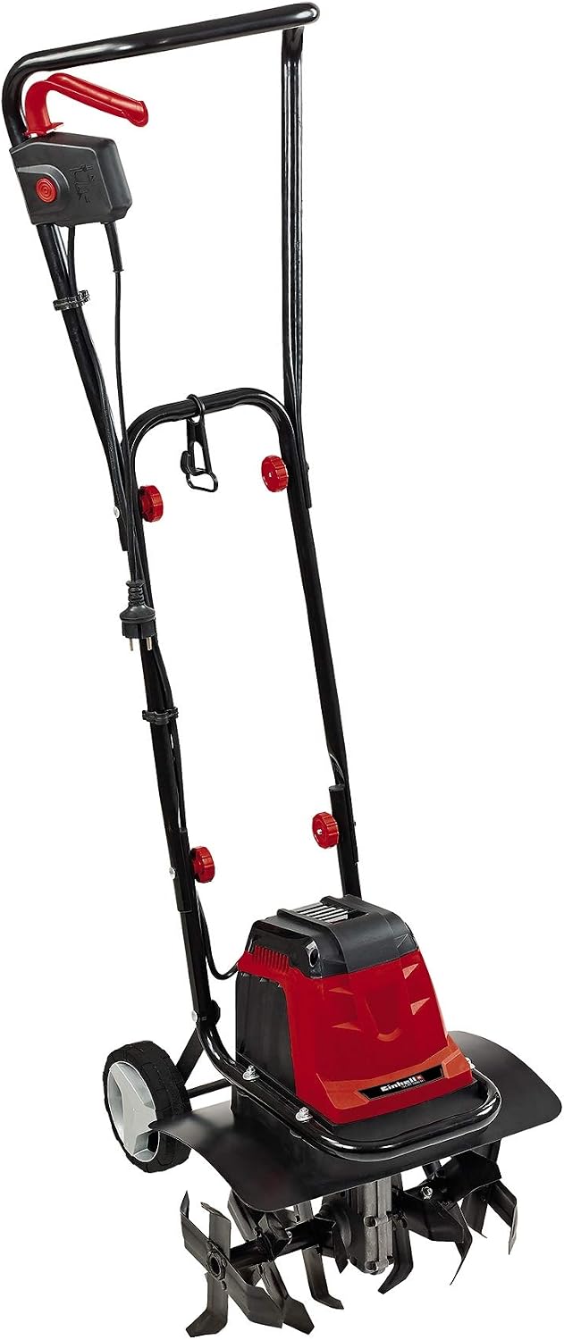 Einhell Motorhacken, 1440 M, 1400 W, 200 mm, Rot, Elektro-Bodenhacke GC-RT (Reihenschlussmotor, Überlastkupplung