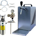 BieTal Mini-Zapfanlagen, 30 Liter, 5 Liter, 2 Kg, Silber/Schwarz, Bierzapfanlage Bierkühler Zapfanlage mit Kühlung /h - SET