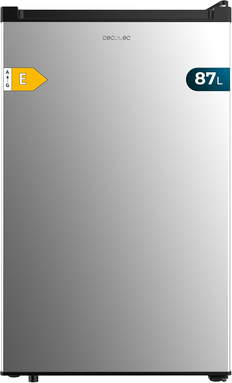 Cecotec Gefrierschrank, 83,6 cm, 50,6 cm, 87 L, Weiß, Vertikaler Tisch- - Bolero CoolMarket TF 87 Inox. Höhe
