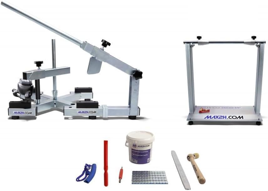 MAX2H.COM Reifenmontagemaschinen, grau, Reifenmontiergerät MG-X mit Wuchtbock Plus
