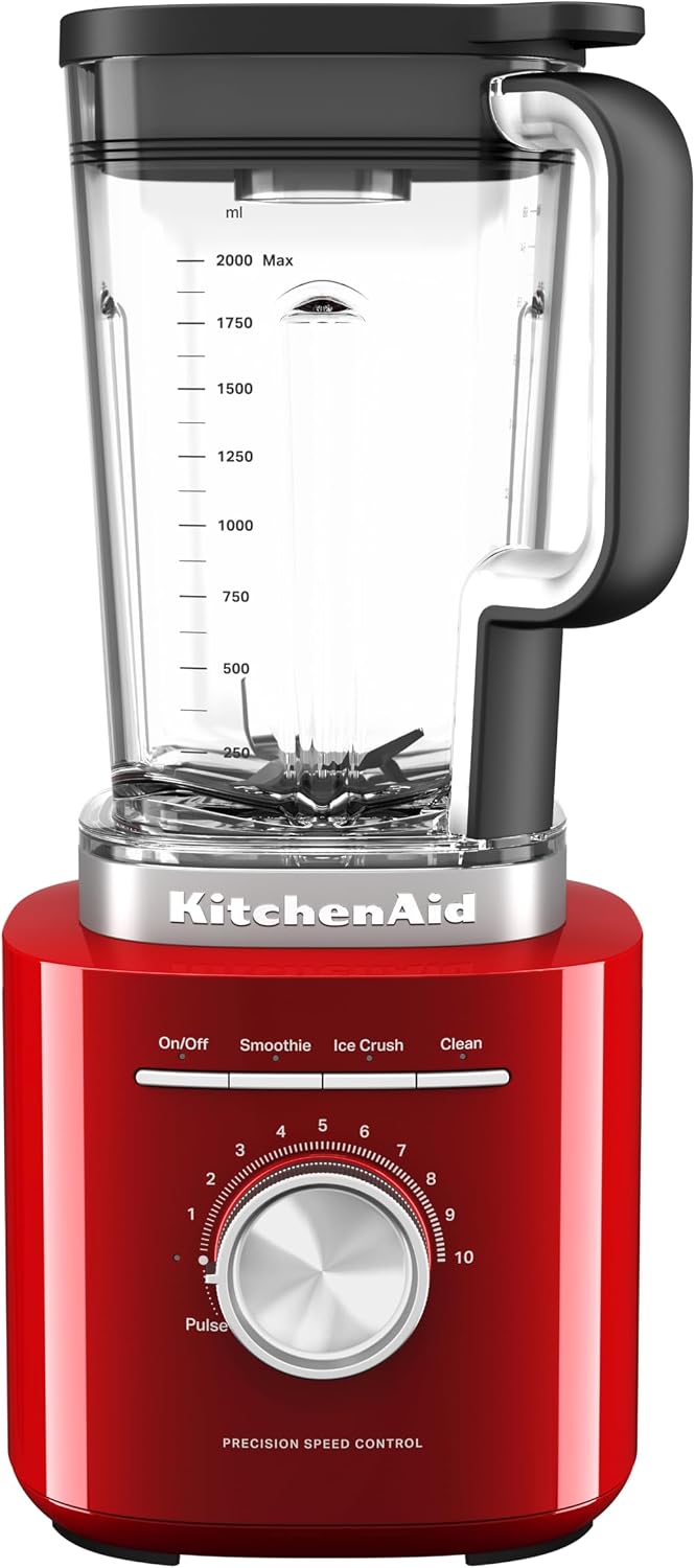 KitchenAid Standmixer, 2 L, Rot, Pure Power BPA-freier Behälter Empire