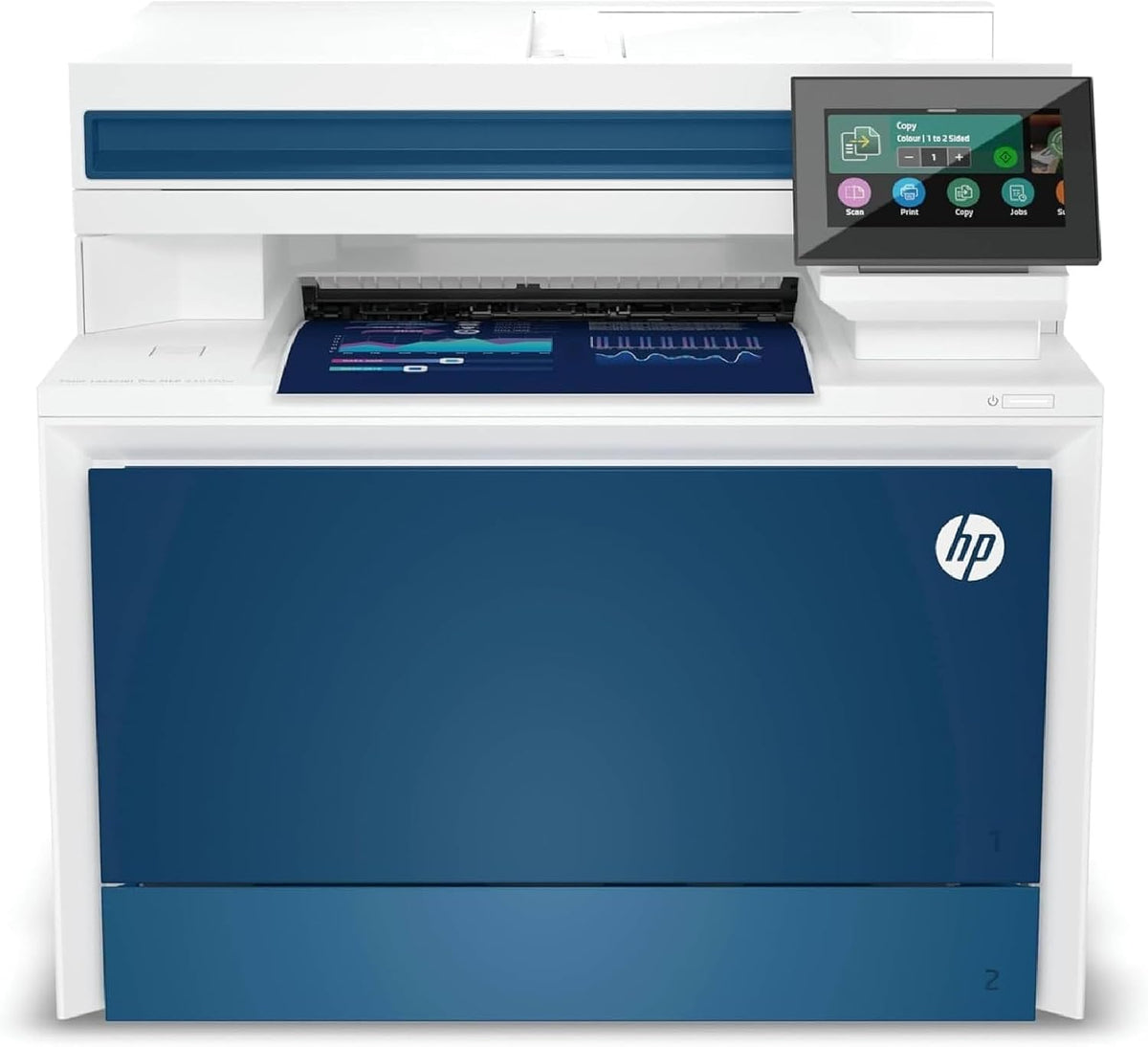 HP Laserdrucker, Grau, Color LaserJet Pro MFP 4302fdw Multifunktions-Farb, Automatischer beidseitiger Druck, Wi-Fi
