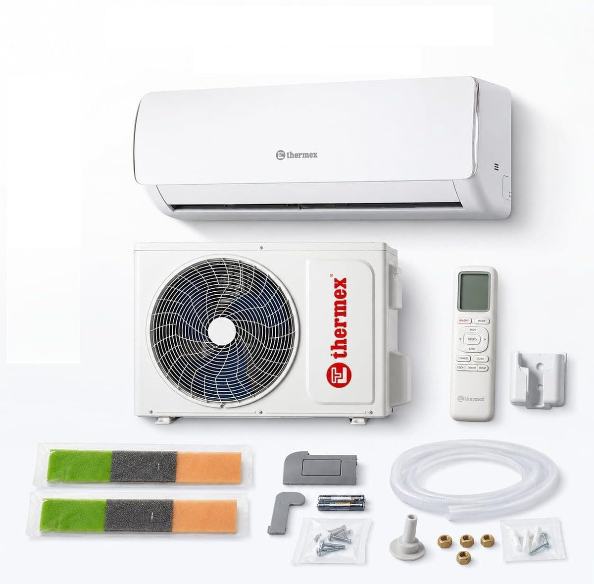 Thermex Split-Klimaanlage, 3,5 kW, Weiß, SUR 12 Wi-Fi 12000 BTU