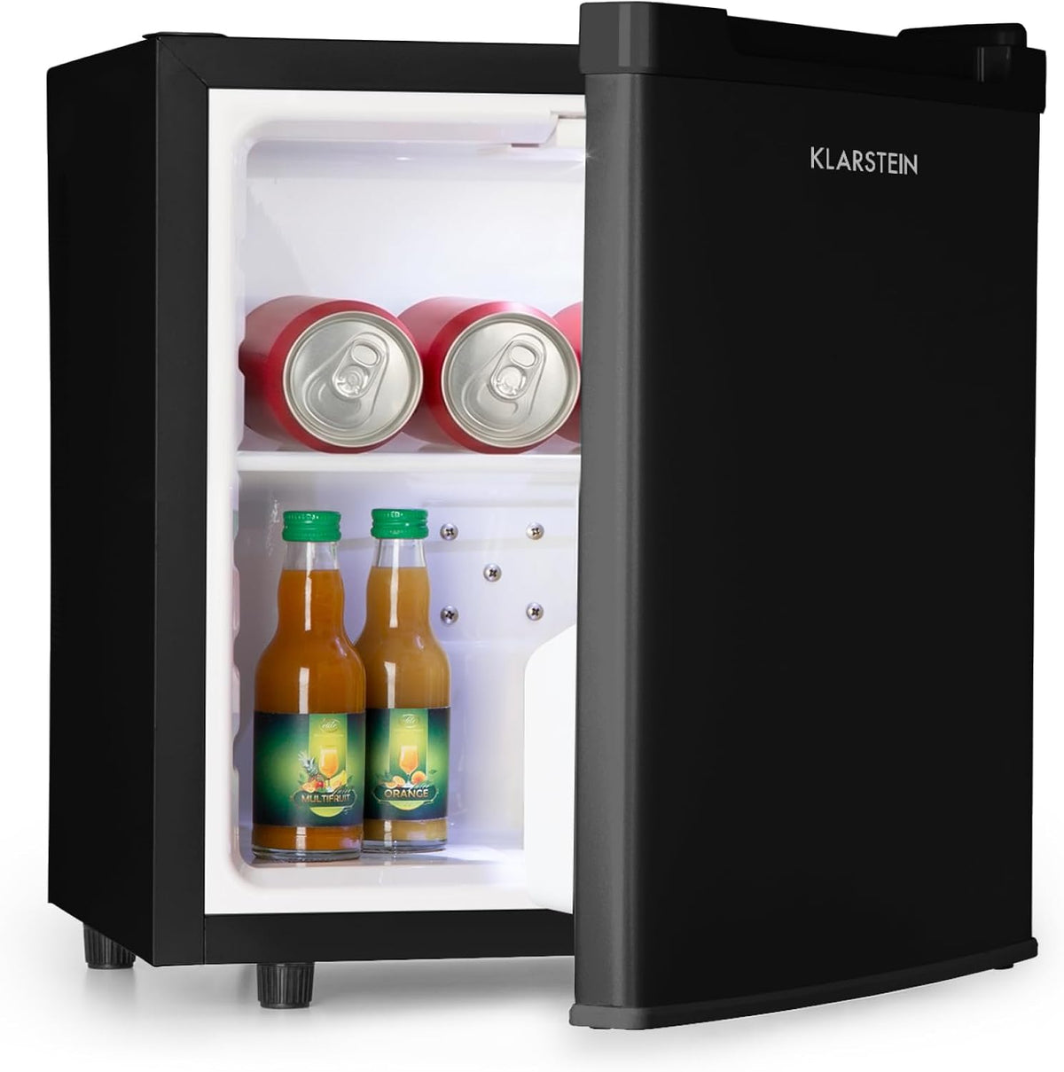 Klarstein Mini-Kühlschrank, 30 L, Natur, Mini Kühlschrank für Zimmer, für Getränke, Snacks & Kosmetik, Kleine Minibar