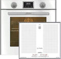 Kaiser Backofen, 6326 W, 60 cm, 79 L, Schwarz, Küchengeräte -Set EH +KCT 67 FIW, Einbau Elektro, Autark, 10 Funktionen+Induktionskochfeld