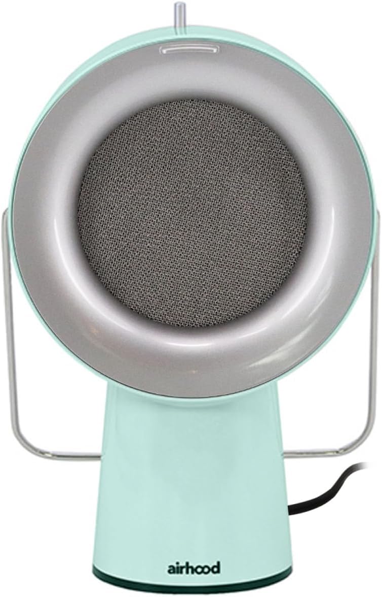 AirHood Dunstabzugshaube, Schwarz/Silber, mit Kabel