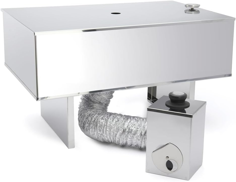 DE BUYER Outdoor-Grill, Silber, Der Rauscher Räucherofen groß 2 Einschübe