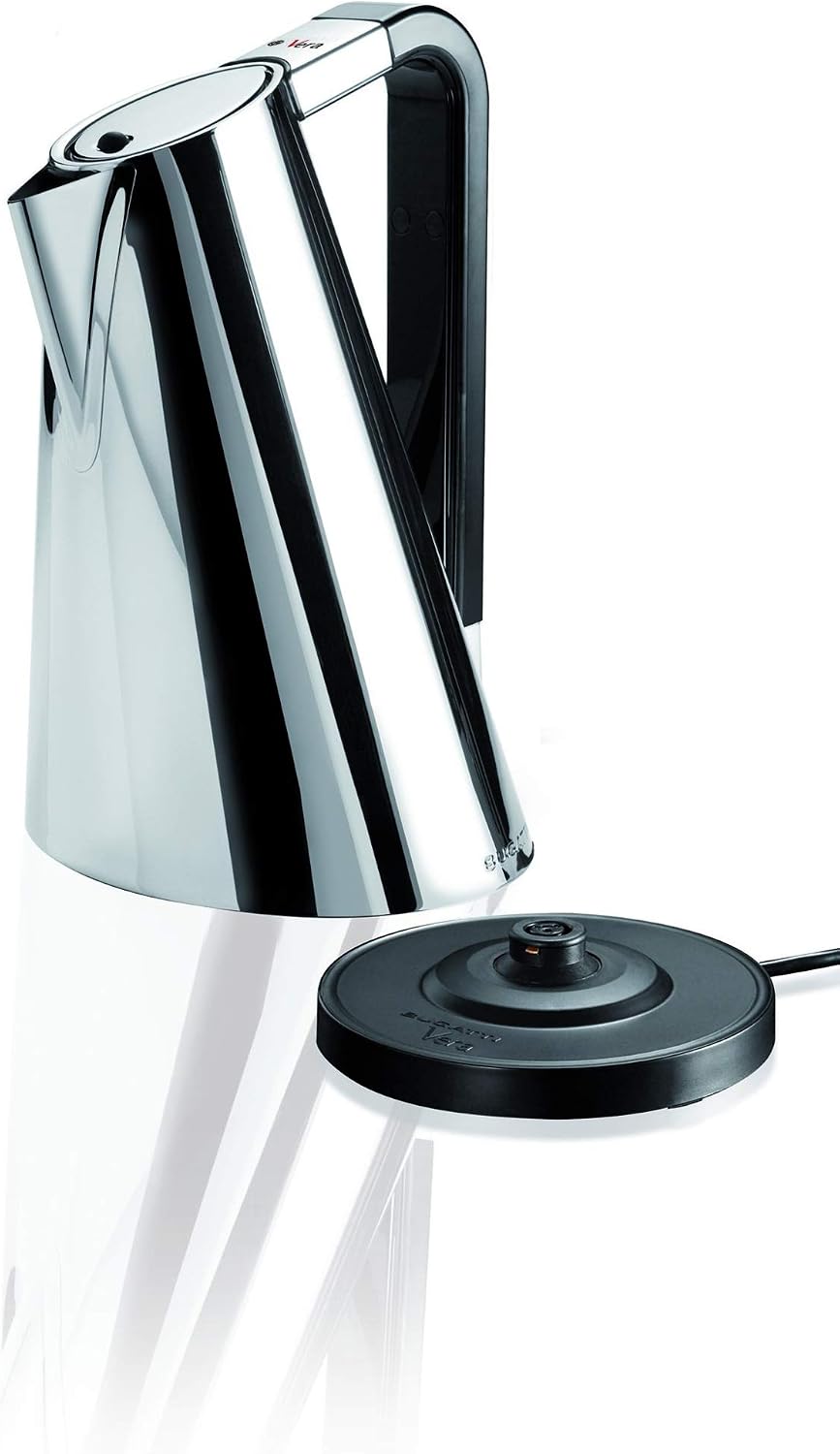 BUGATTI Wasserkocher, Weiß, Vera Easy Kettle, 1.7 Litre, Stainless steel by