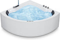 AQUADE Whirlpool-Badewannen, 150x150 cm, Weiß, Whirlpоol Badewanne - Eckbadewanne Modell: Koblenz/Kassel, Classic