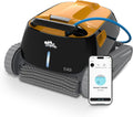 Dolphin Poolroboter, 12 m, Grau, E40i Automatischer Poolreiniger mit Kabel - Boden, Wasserlinie und Wandreinigung - Kontrolle mit app