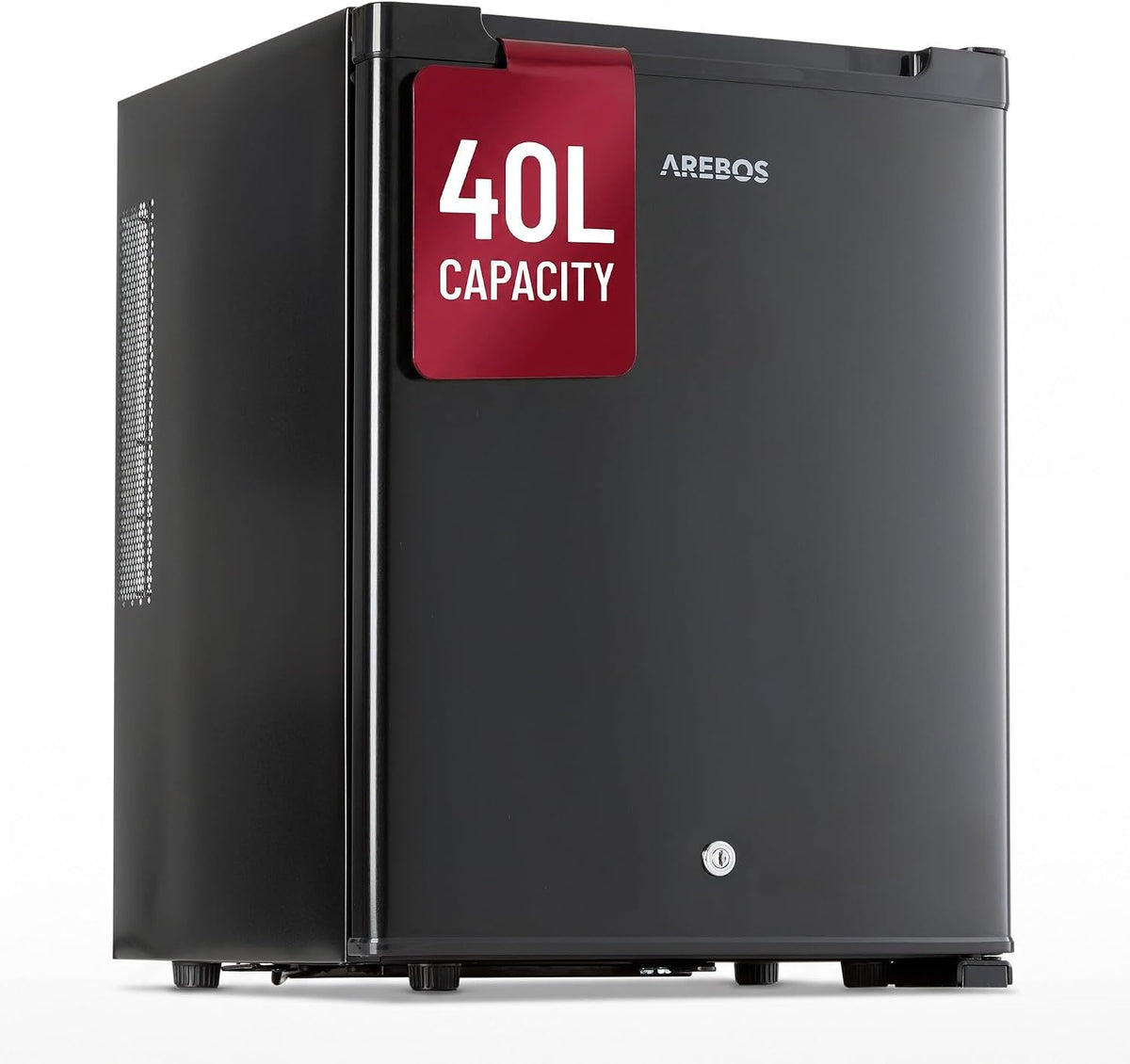 Arebos Mini-Kühlschrank, 40 L, Weiß