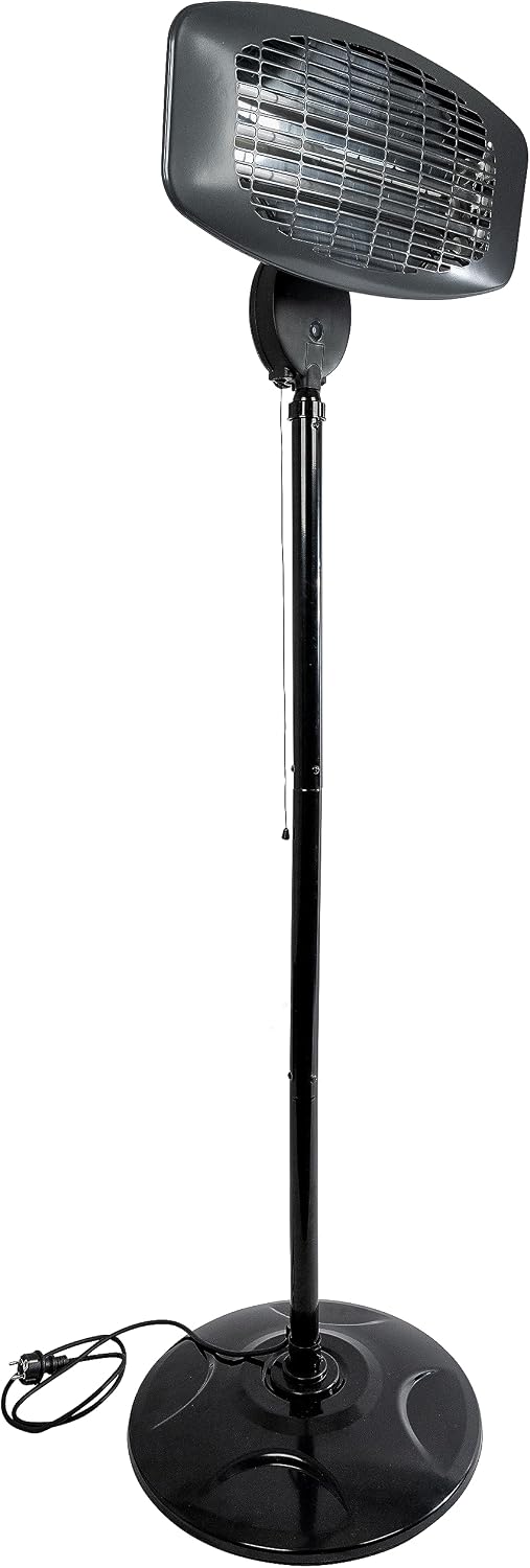 Güde Heizstrahler, 2000 W, 2000 W, 15 m, Schwarz, Infrarot Stand GIH 2000 ( Heizleistung, 3 Heizstufen (650/1035/ )