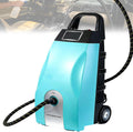 MiyKom Dampfreiniger, 5 Bar, 3,5 L, 2,5m, Blau, Hochdruck-, 230℃ Gewerblicher mit 4- Einstellbarem Druck