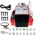 Qinbu Bremsenentlüfter, 220 V, 110 V, 12 V, Rot/Schwarz, / / Bremsflüssigkeitswechselgerät, Pulsierender Ersatz und Ersatz mit konstantem Druck