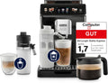 De'Longhi Kaffeevollautomat, Schwarz/Silber, Eletta Explore - Perfetto mit LatteCrema-Milchaufschäumer, 40 Getränke auf Knopfdruck