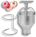 Manueller Donut-Maker, 5 l, Schwarz, Donut-Depositor mit Ständer, verstellbarer für gleichmäßiges Formen und präzises