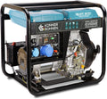 K&S Könner&Söhnen Powerstation, Weiß, & KS 8100HDE Dieselgenerator 14 PS, Stromerzeuger E-Start