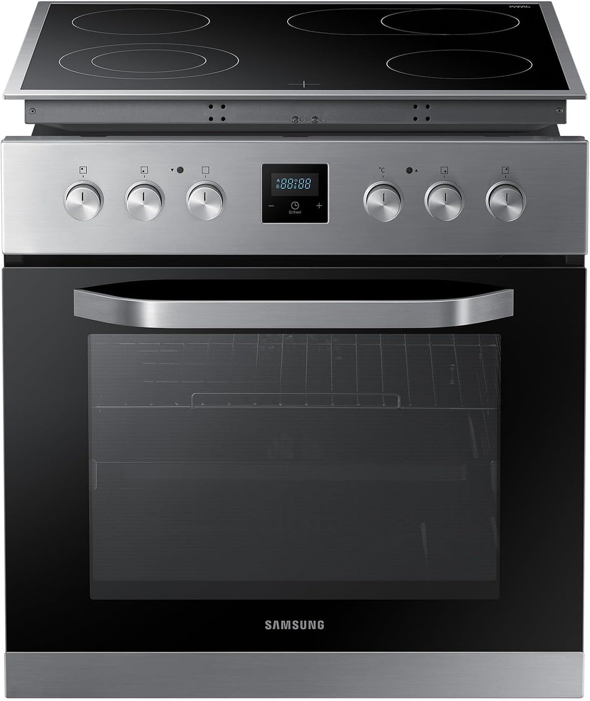 Samsung Backofen, 60 cm, 69 l, Schwarz, Herdset bestehend aus NB69R2301RS/EG und Cerankochfeld, F-NB69R2301RS