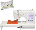 Glowdora Stickmaschinen, Schwarz, Näh- Und Stickmaschine Mit 7-Zoll-Touchscreen, 158 Integrierte Designs Oder 210 Buchstaben