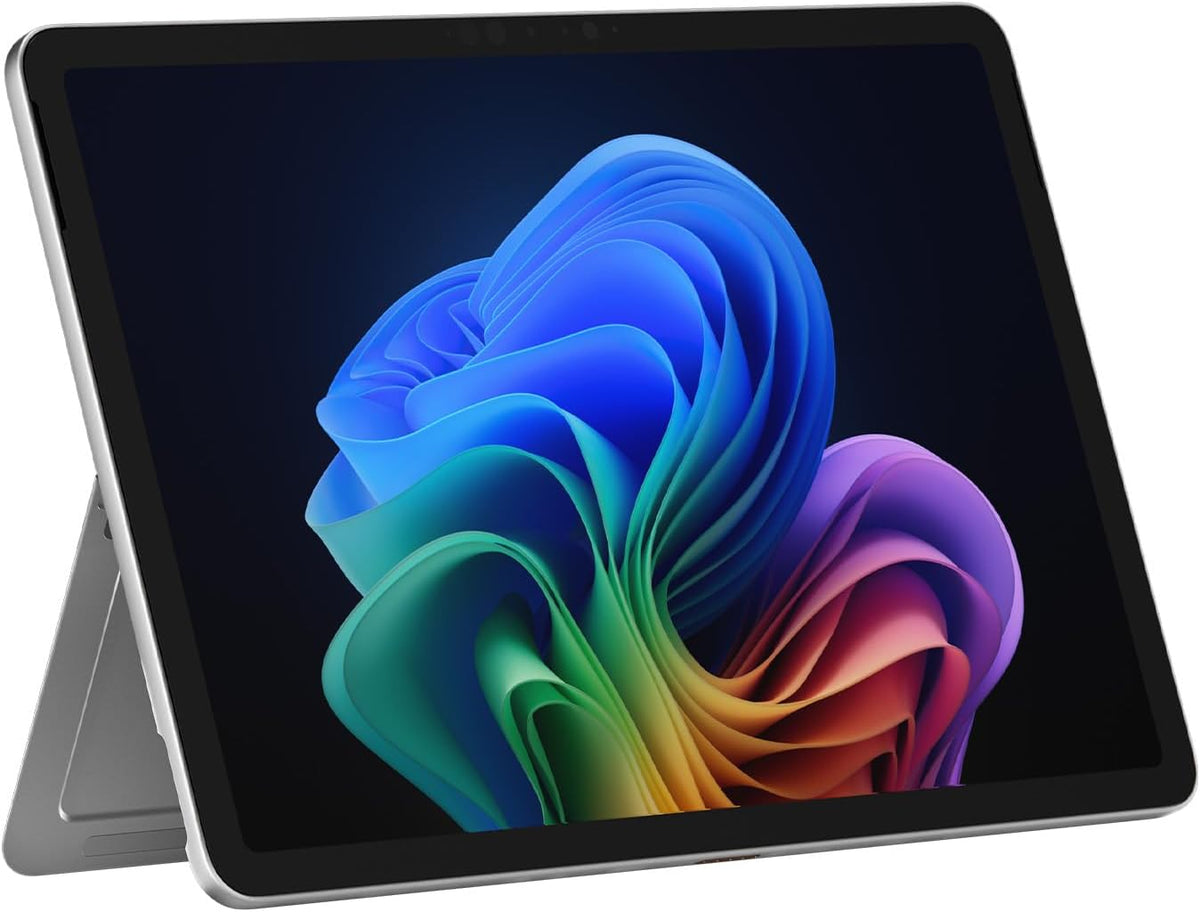 Microsoft Laptop, Silber, Surface Pro, Copilot+ PC, 12' LCD Touchscreen, Snapdragon X Plus, 16GB RAM, 256GB Speicher