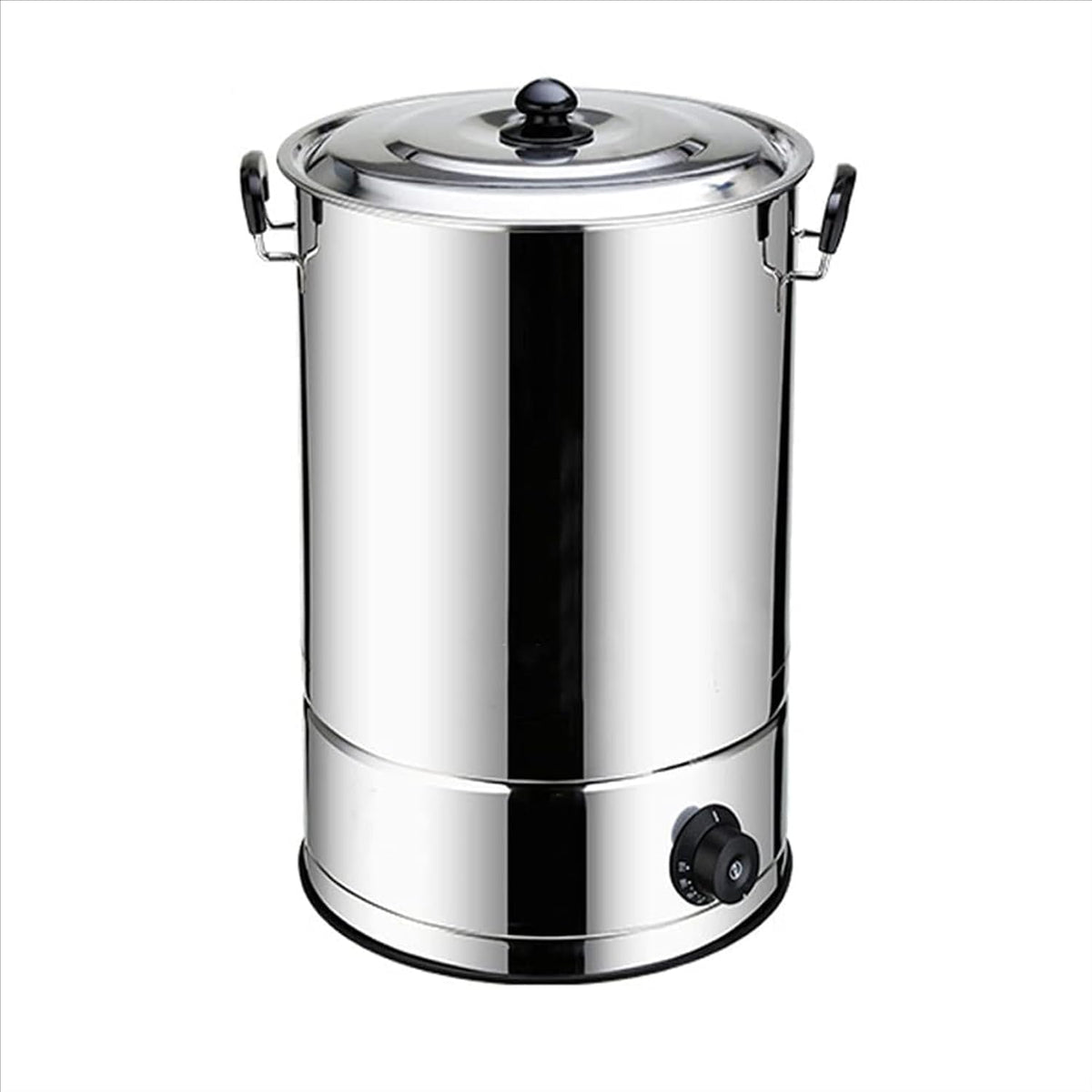 Gastronomie Buffetschrank, 30 L, Silber, Wasserkocher, Edelstahl Urne mit verschließbarem Deckel für Partys, Heißwasserspender für Kaffee