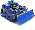 AIWEIYA Mähroboter, 55 cm, Blau/Schwarz, Fernsteuerung Rasenmäher Raupenfahrwerk - 4x4 Hybrid