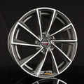 Borbet Felgen, 18 Zoll, Schwarz/Silber, VTX 8J x ET 44 LK 5x112 Alufelge Felge KBA NEU
