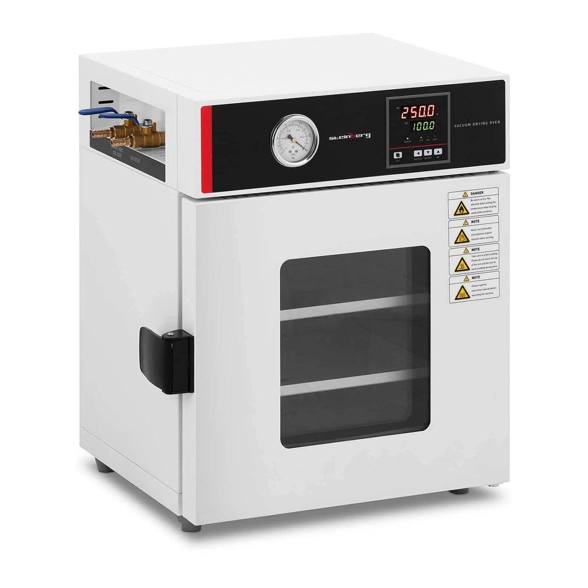 Steinberg Systems Verdampfungs- & Trocknungsausrüstung, 800 W, 25 L, Grau, SBS-ADO-2500 Vakuumtrockenschrank Vakuumofen Trockenofen