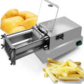 Dfdieratve Kartoffelschneider, 22 oz/650 ml, 200 W, Edelstahl, Schwarz, Elektrischer Pommes-Frites-Schneider, mit 1/2-Zoll