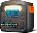 NECESPOW Powerstation, 1102,5 Wh, 1800 W, 3600 W, 100 W, Grau/Orange, Solargenerator