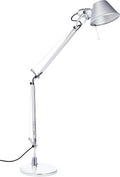 Artemide Eclisse Tischleuchte Schreibtisch, 20 cm, Silber