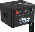 VATRER POWER Fernseher, 7168 Wh, 560 Ah, 12 V, Schwarz, Selbstaufheizende LiFePO4 RV- & Wohnmobil-Batterie, APP-Überwachung